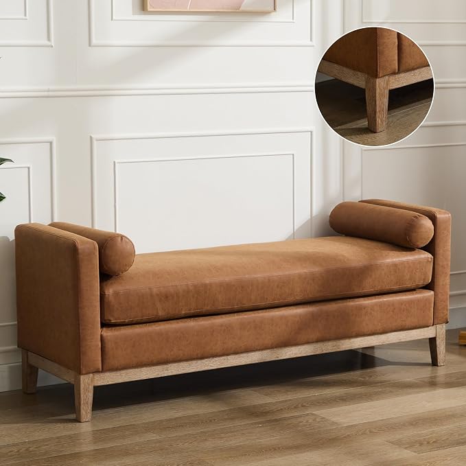 Weathered Wood Legs-pu Brown