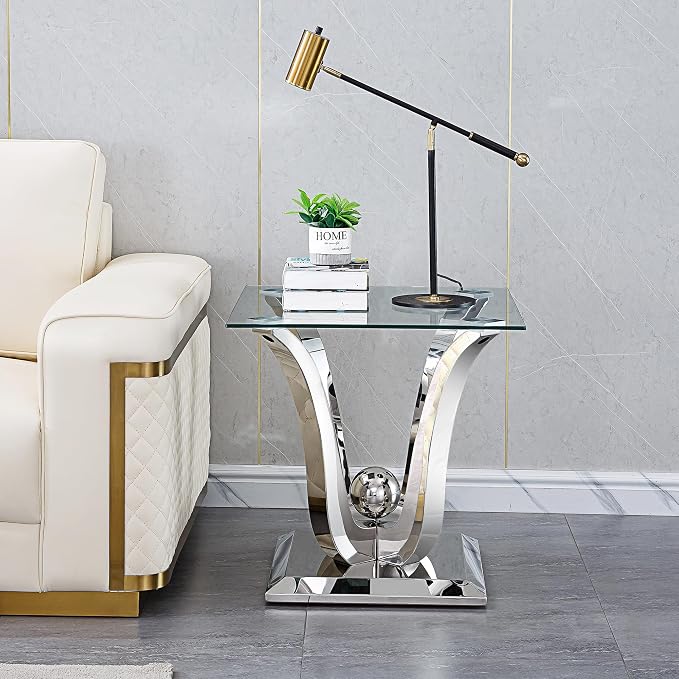 Silver End Table
