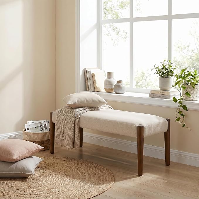 Beige With Walnut Leg