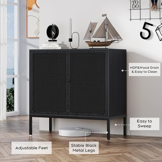 Black With Square Doors