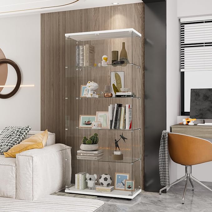 White - 2 Doors & 5 Shelves