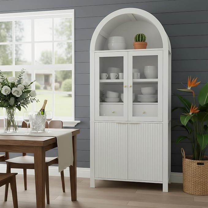 White-fluted Door