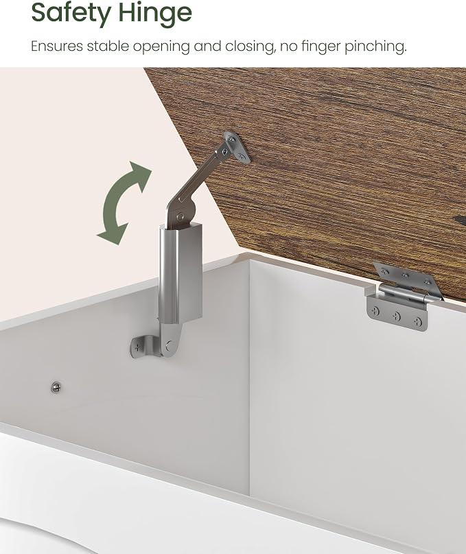 White + Walnut