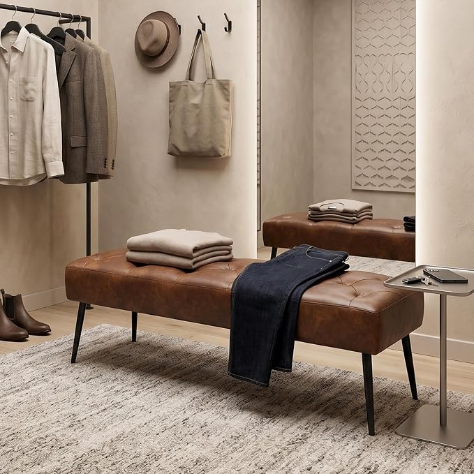 Yellowish Brown Leather