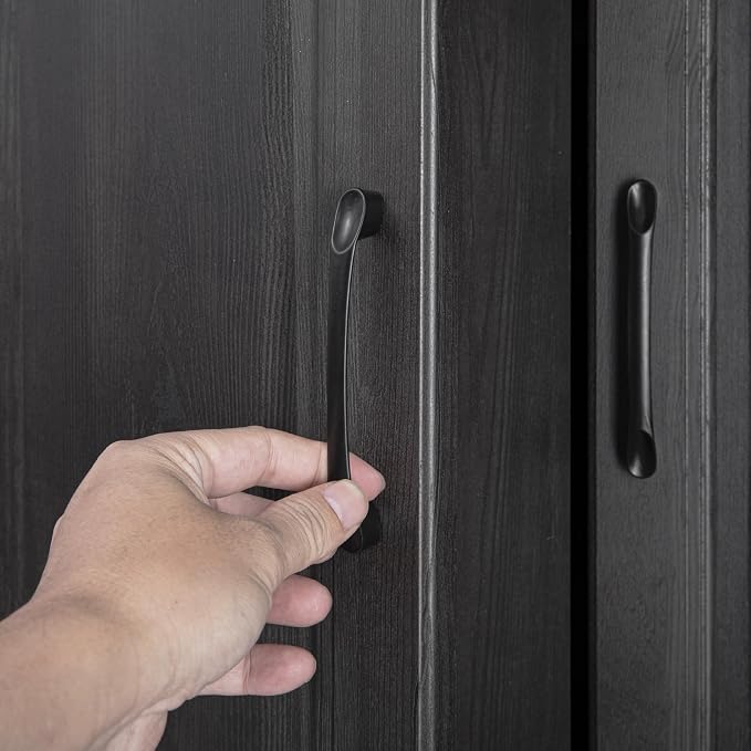 Black4-door 2-drawer + Mdf