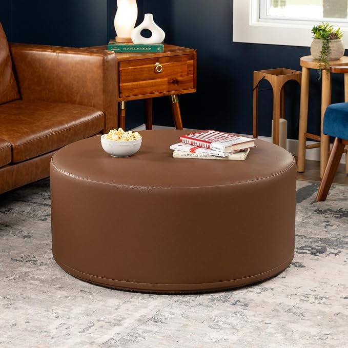 Faux Leather Walnut
