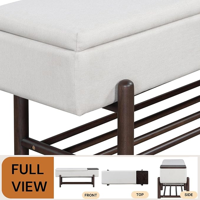 Flip-top Storage: Espresso
