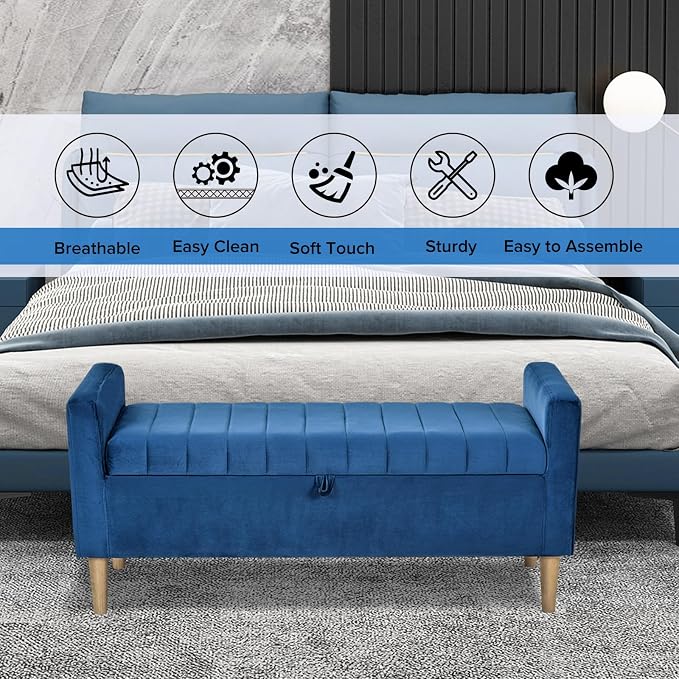 Blue-velvet Fabric