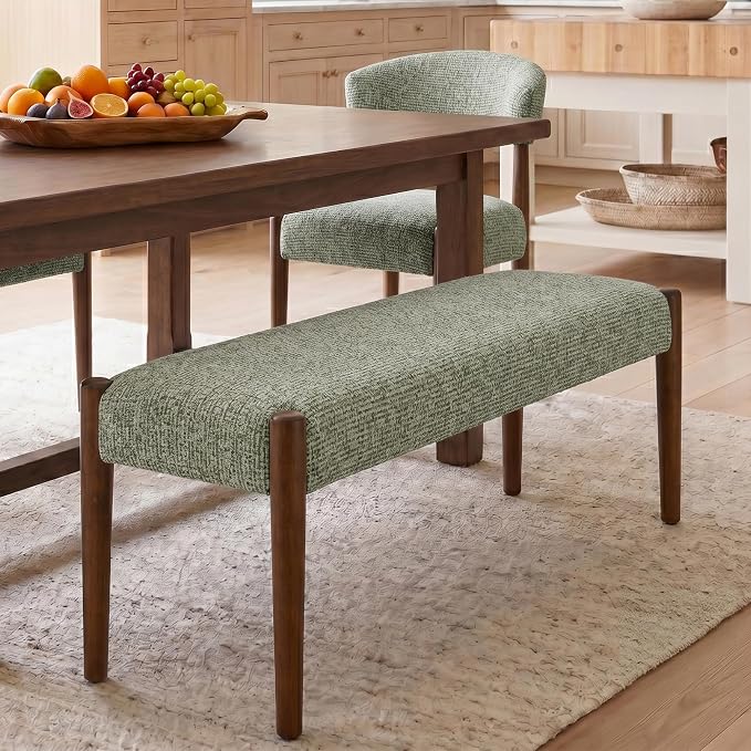 Green With Walnut Leg