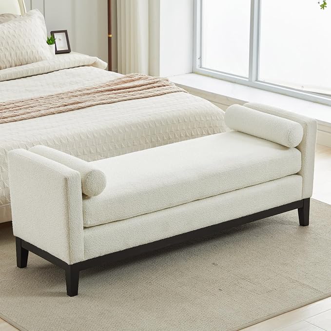 Ivory Boucle (Black Legs)