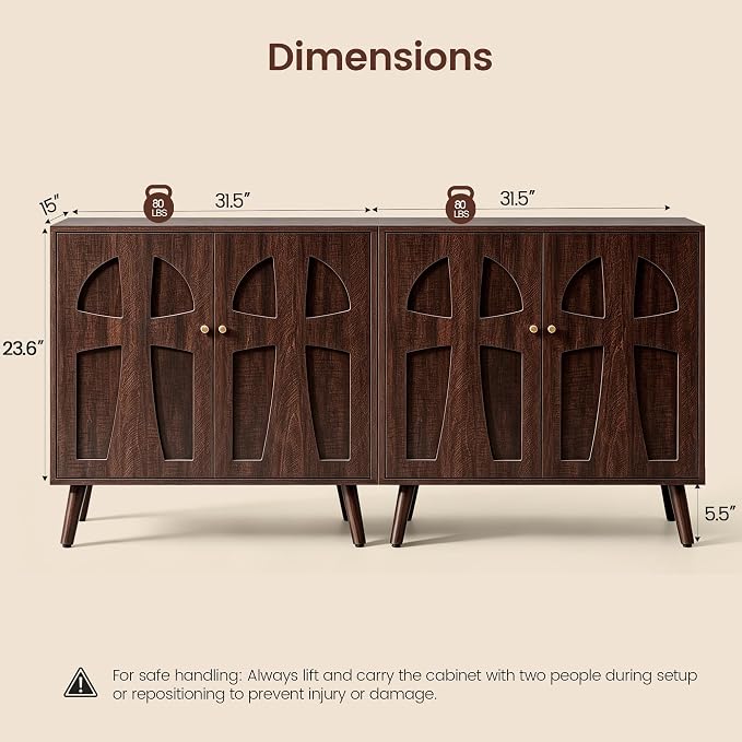 Dark Walnut 2pc