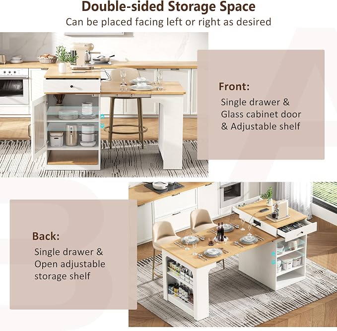 White + Natural Wood Grain Table + Particle Board+mdf