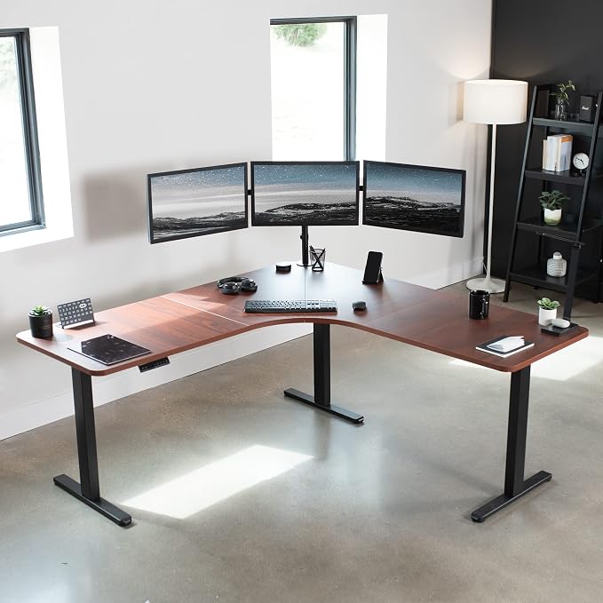 Dark Walnut Top / Black Frame