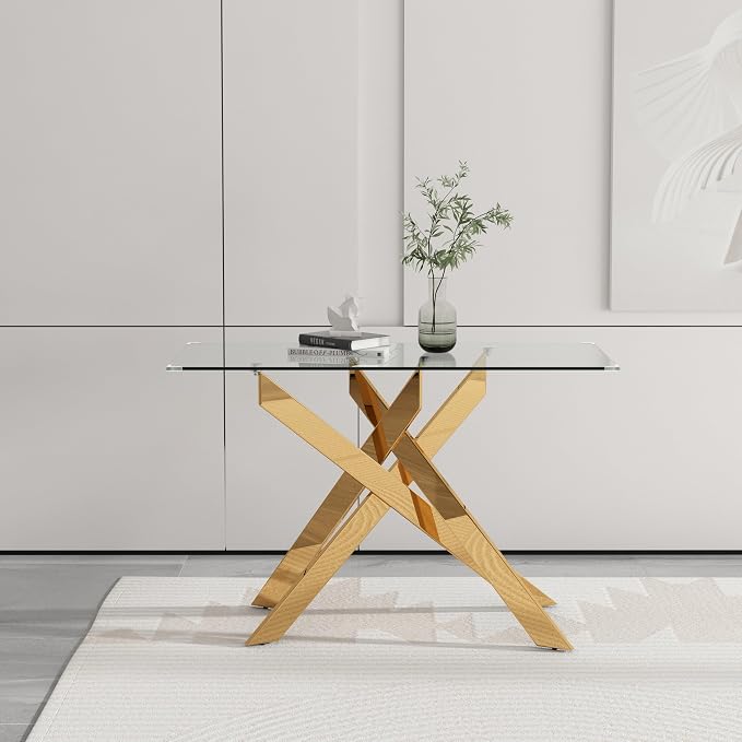 Gold-console Table