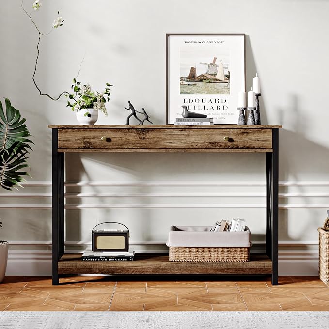 Rustic Oak & Black