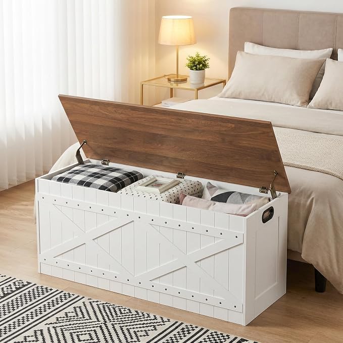 White + Walnut