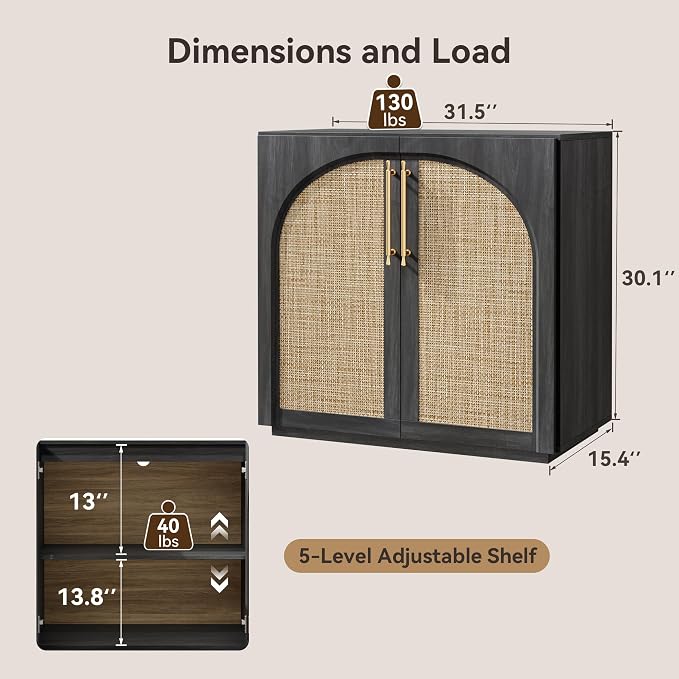 Black-rattan Doors