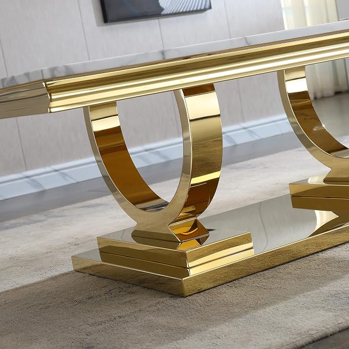 White & Gold - Coffee Table