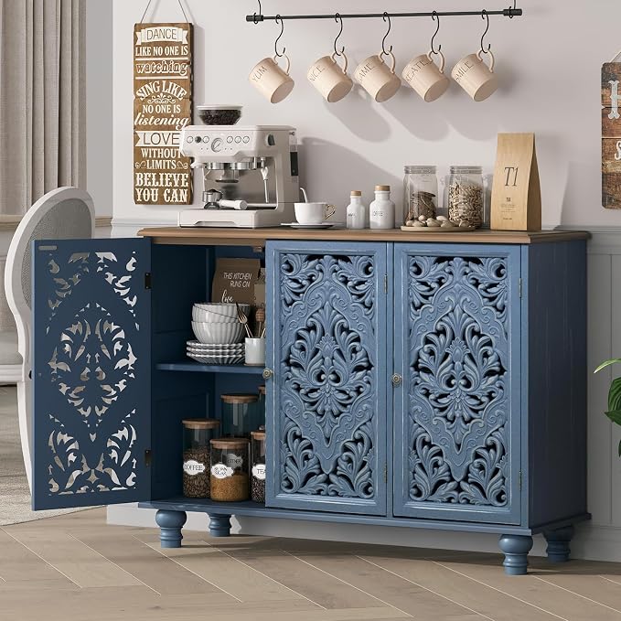 Blue & Walnut_3 Doors