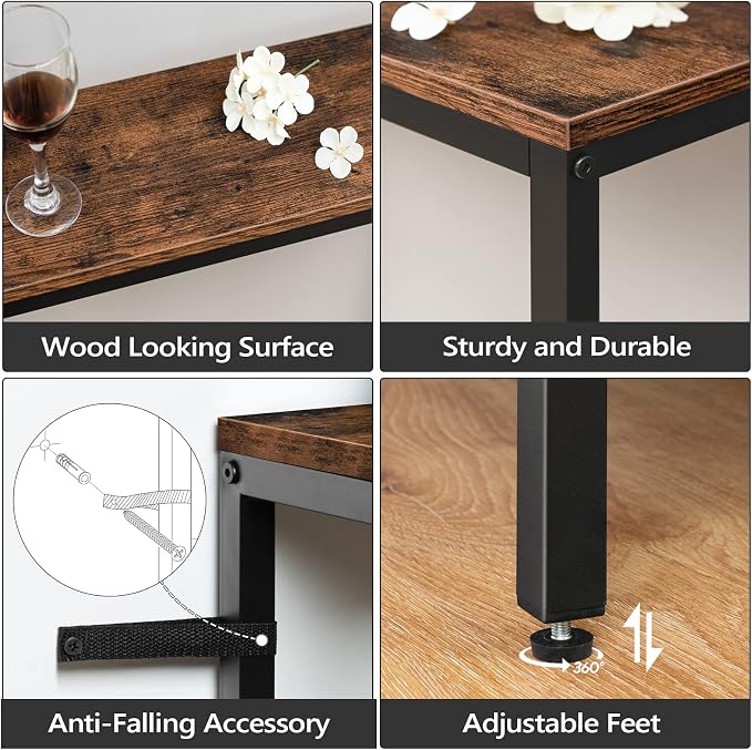 Rustic Brown, Black