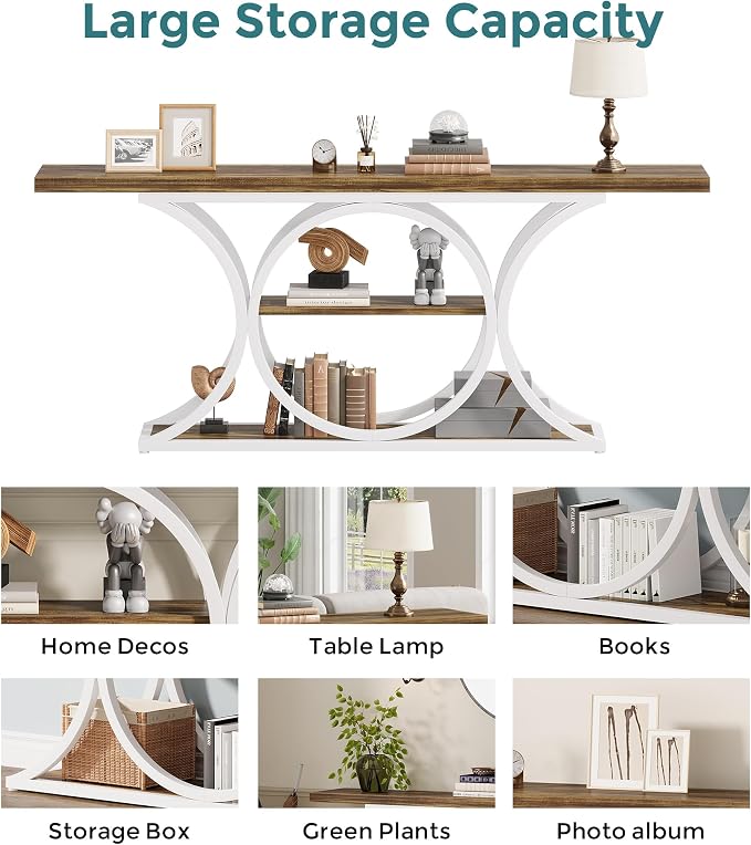 Light Brown & White