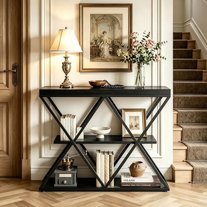 Black + X-shaped