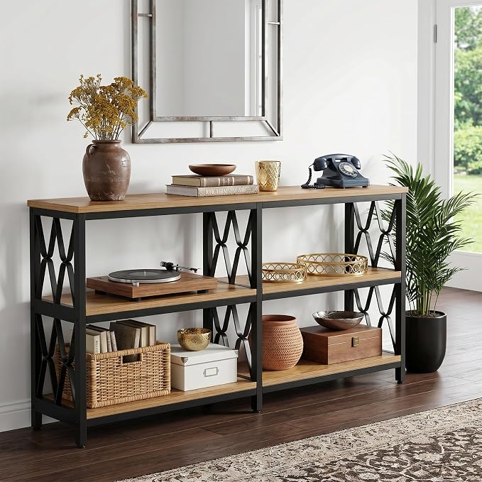 Natural Light Oak & Black
