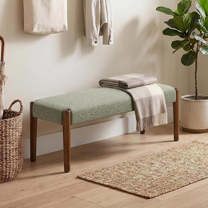 Green With Walnut Leg