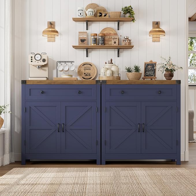 Blue / Rustic Brown