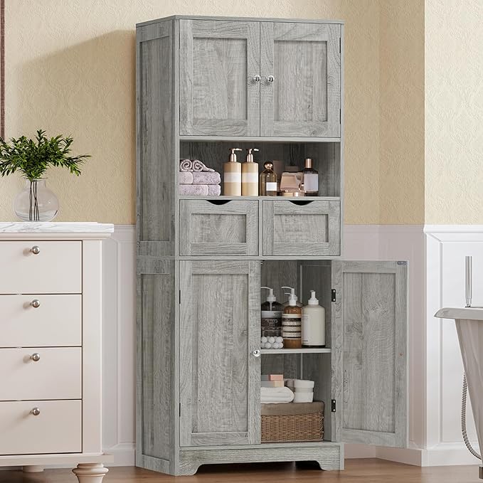 Grey 2 Drawers