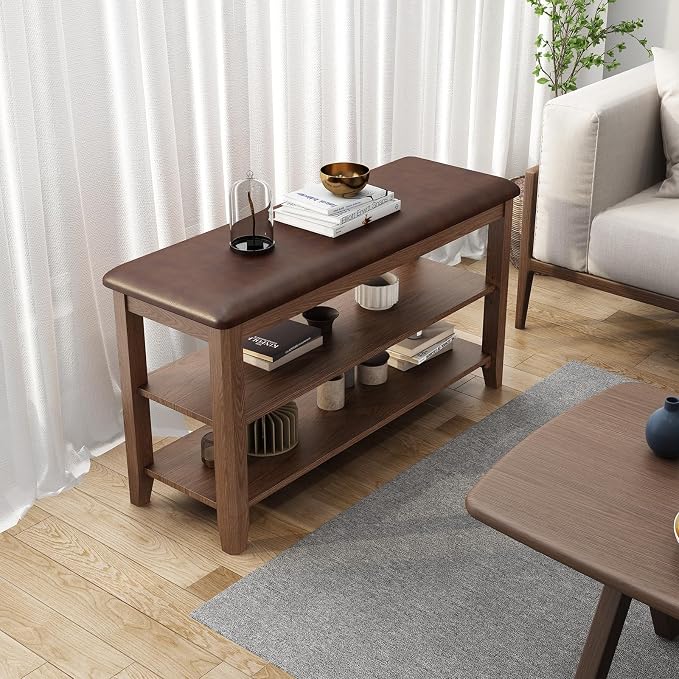 Walnut-leather Seat