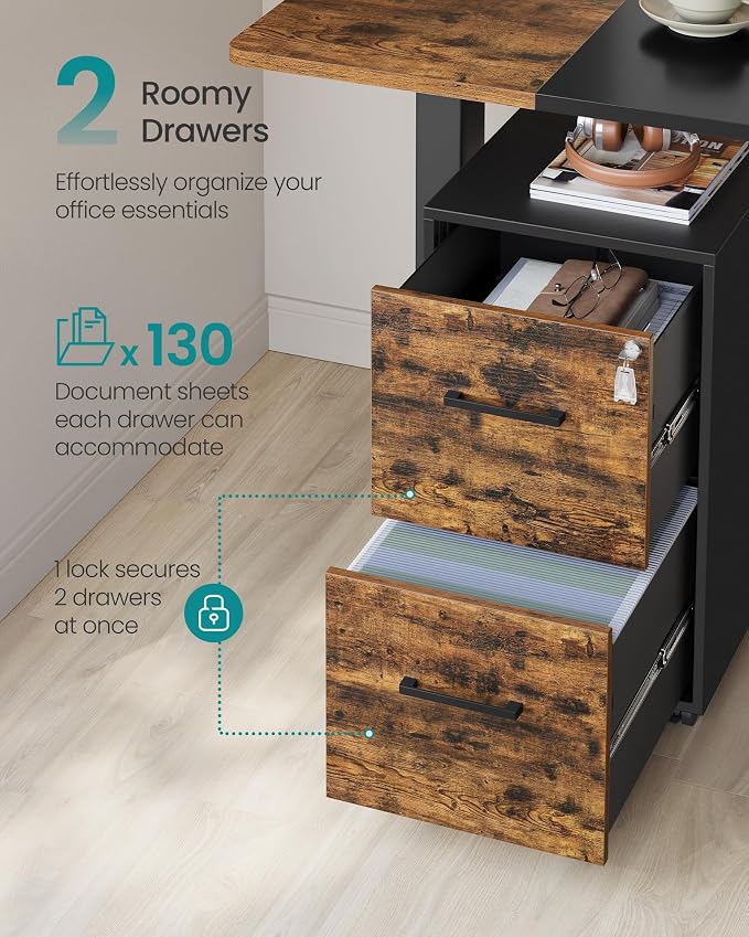Rustic Brown + Black