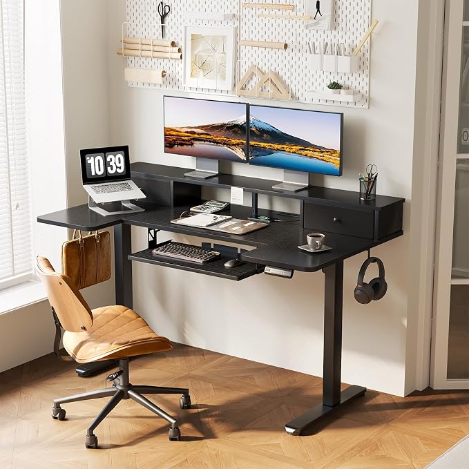 Black With Drawers