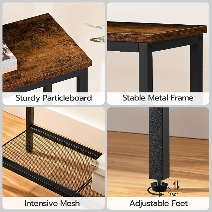 Rustic Brown + Black