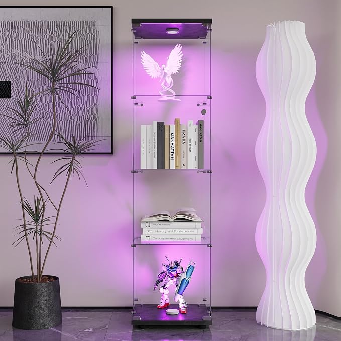 Black - 4 Shelves(led)