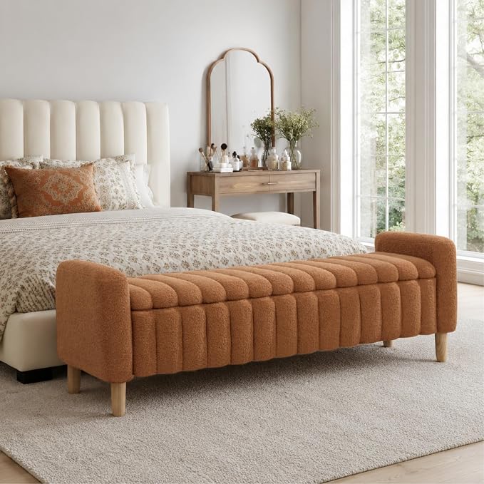 Teddy Fabric Ribbed - Caramel