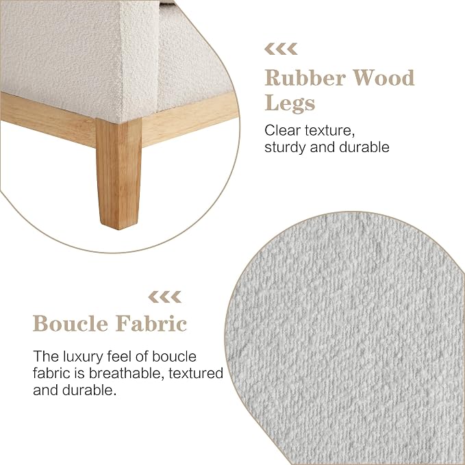 54.3in-boucle White