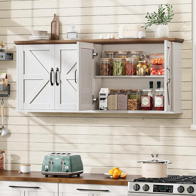 Rustic White and Brown
