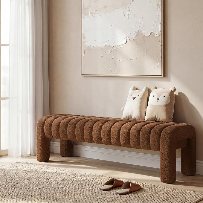 Rust Brown Boucle