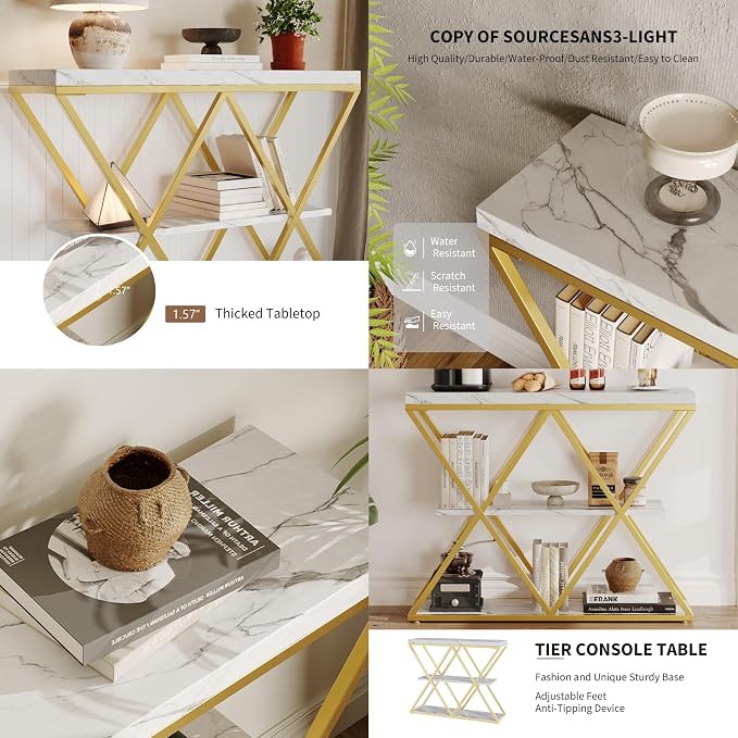 White + X-shaped