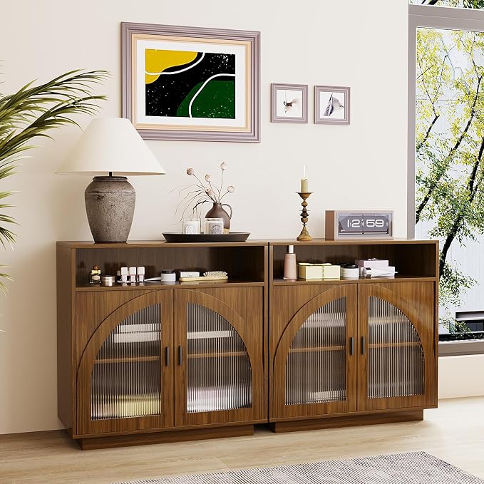 Sideboard W/Compartment_walnut