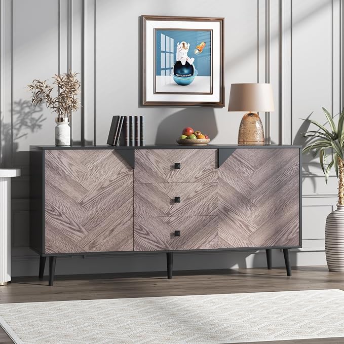 Gray Wood Color+black