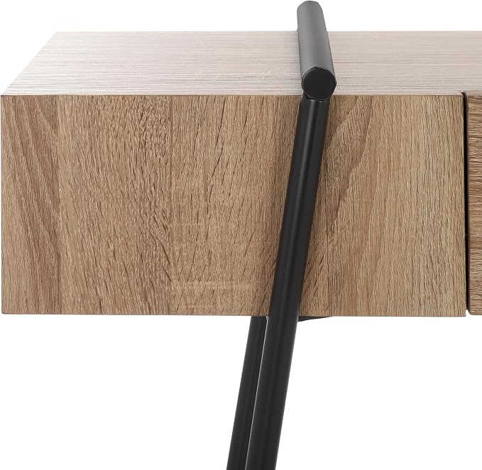 Light Grey Oak/Black