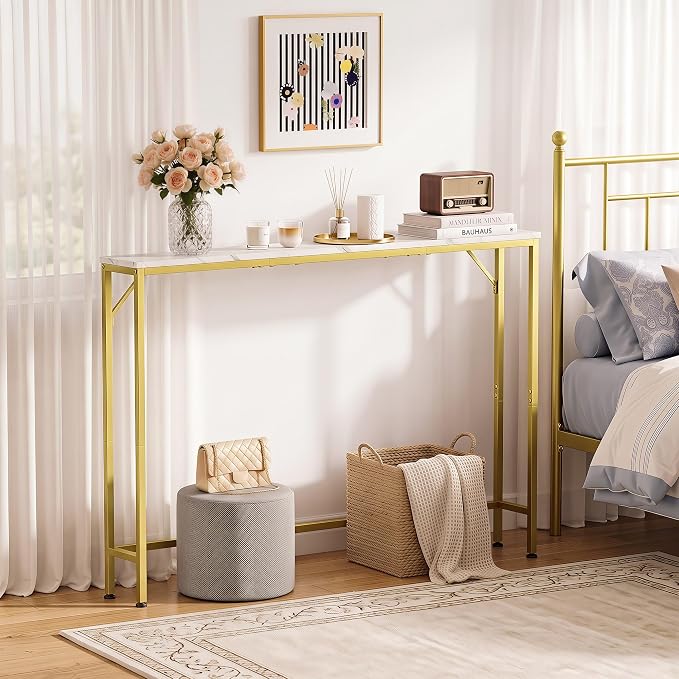Gold & White