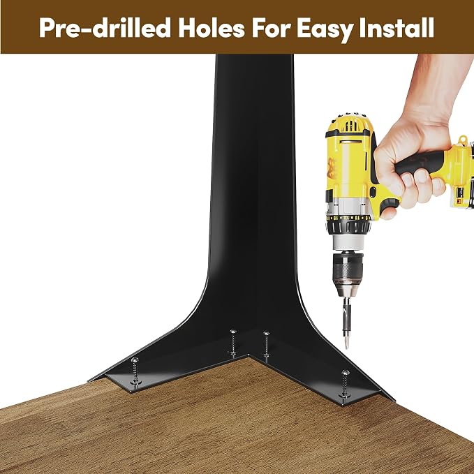 Black - Single Table Leg