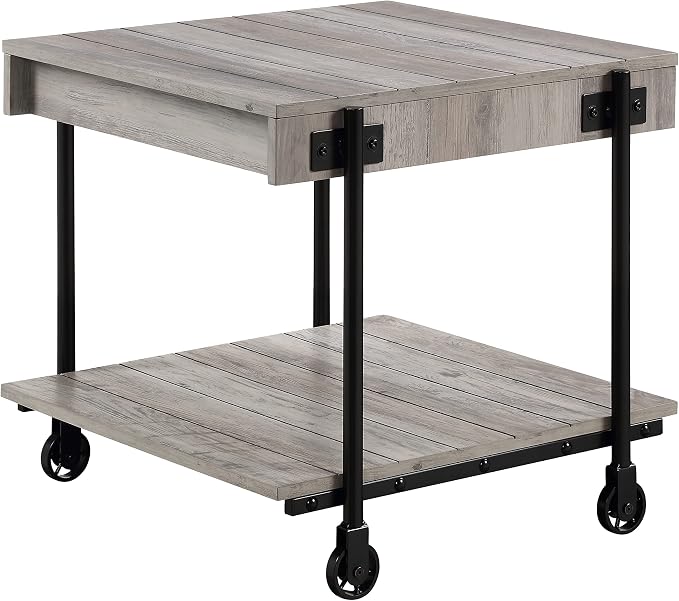 Black and Rustic Oak Brown