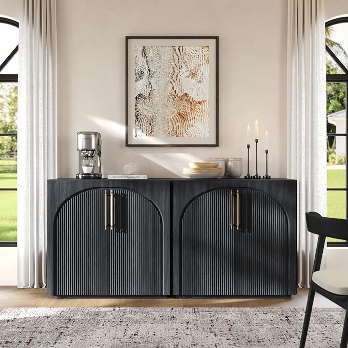 Black-fluted Doors