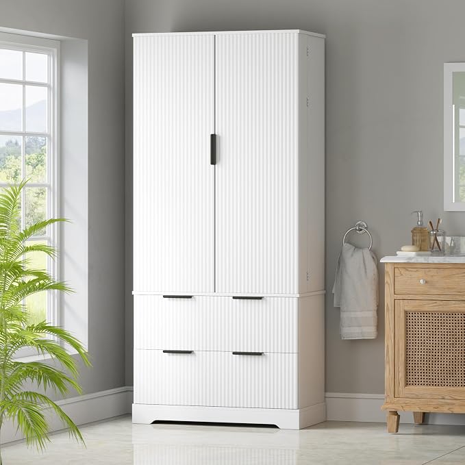2 Drawers Below-white