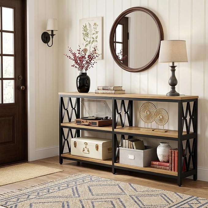 Natural Light Oak & Black