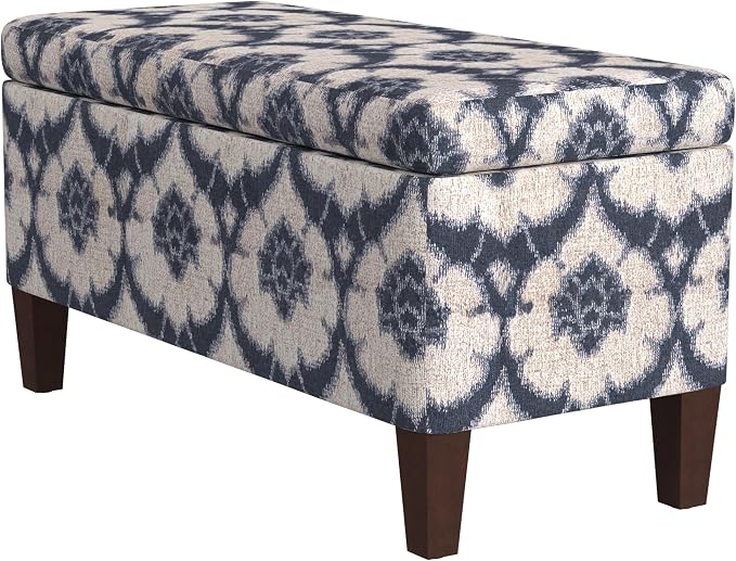 Blue Medallion Print